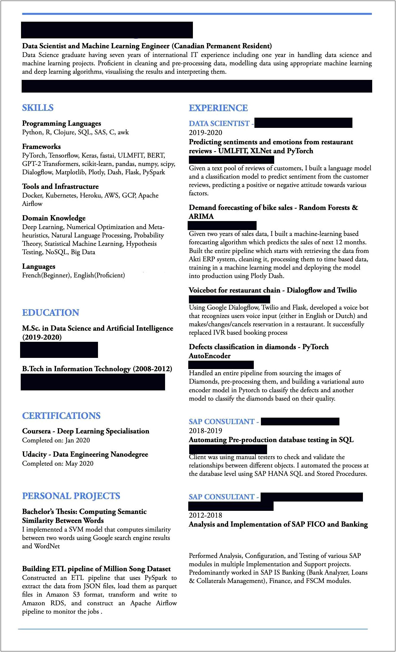 Check My Resume For Data Science Jobs