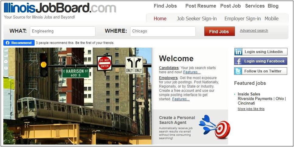 Chicago Job Recruiters Upload Resume