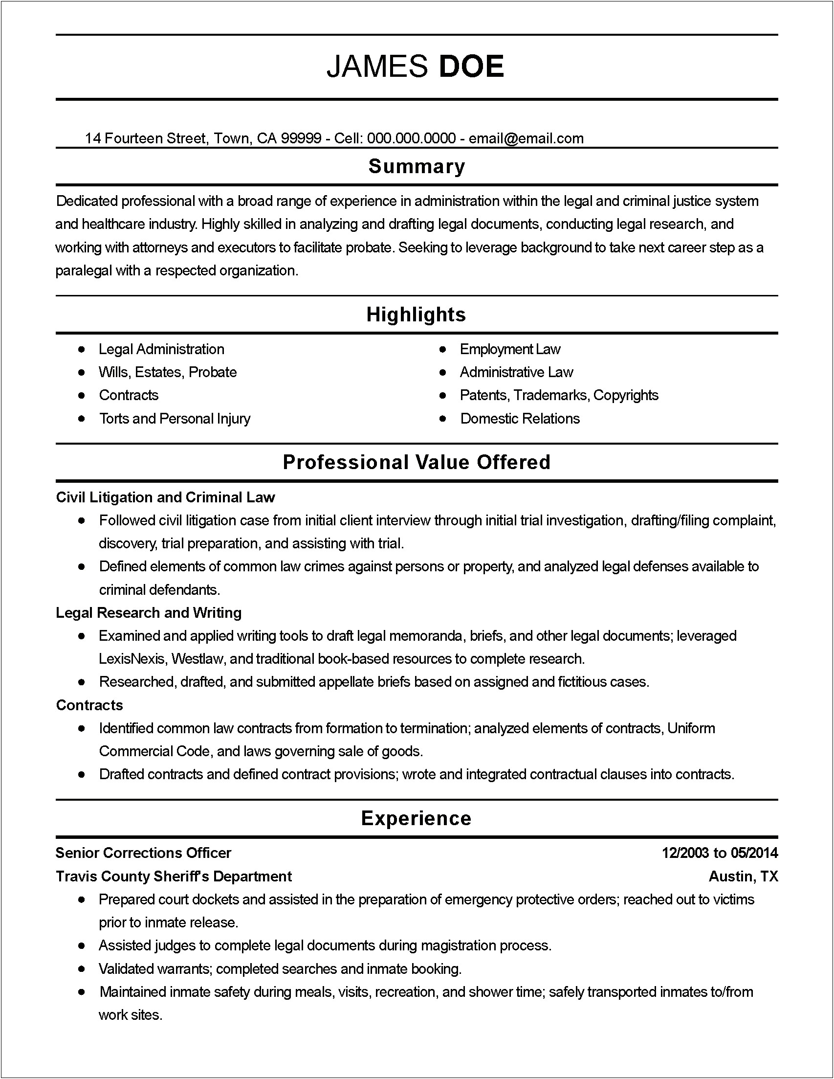 Chief Communications Officer Resume Sample