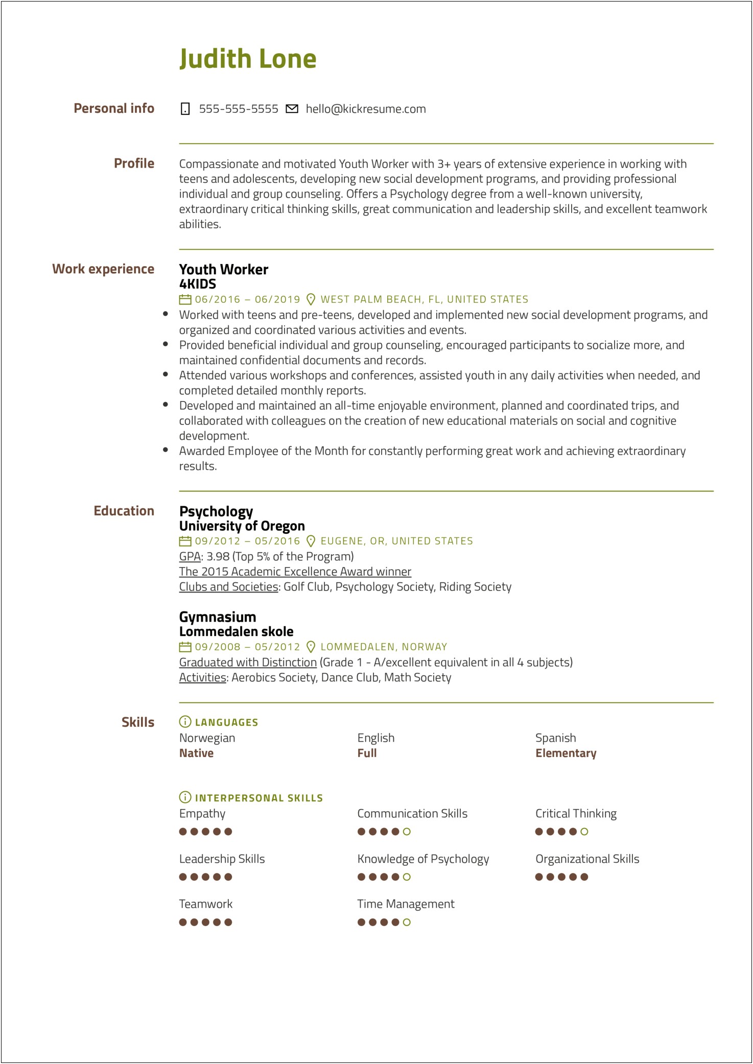Child Support Case Manager Resume