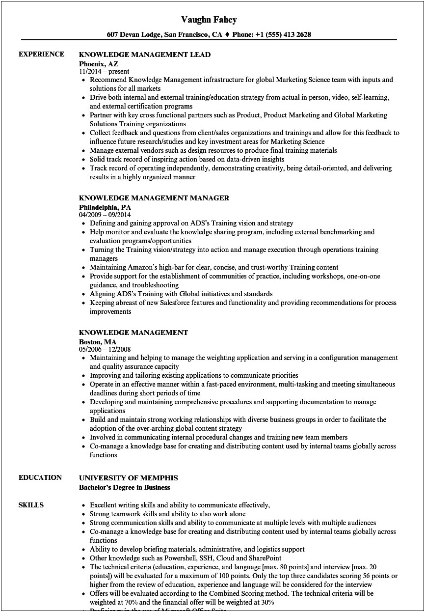Cite Skills With Low Level Knowledge Resume