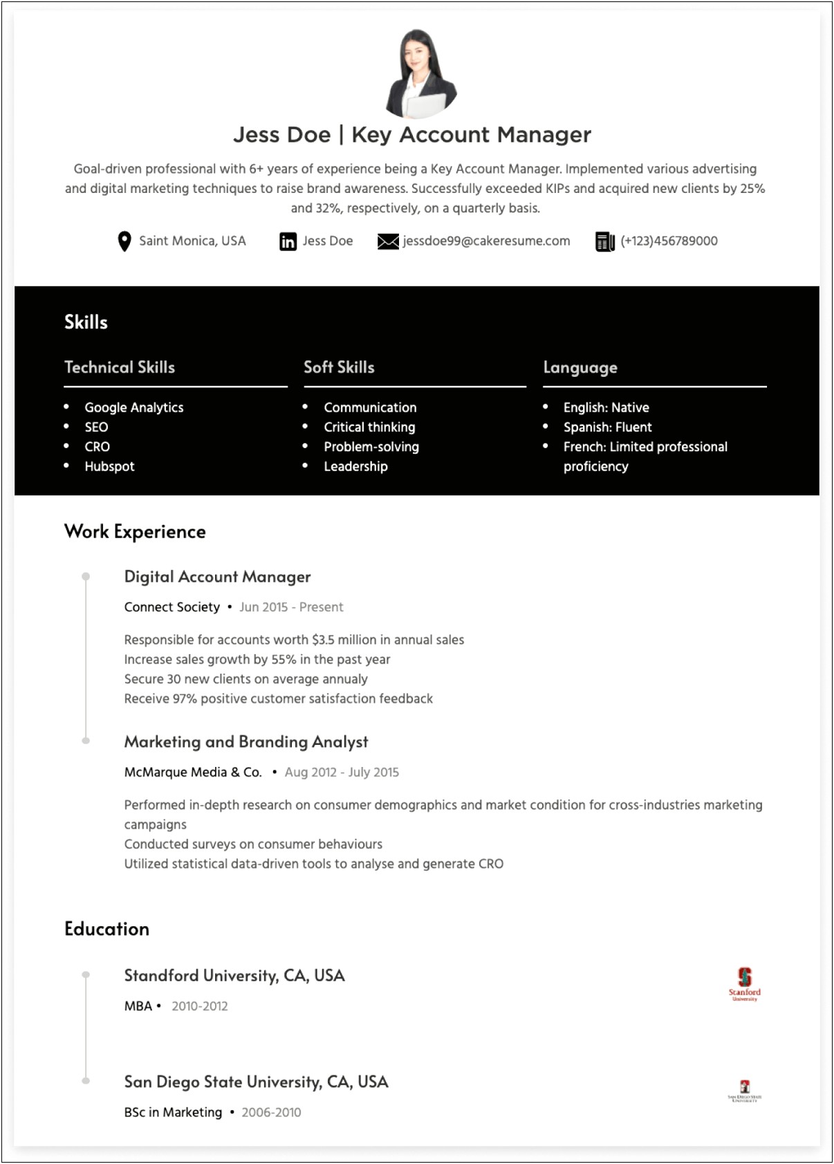 Client Service Manager Resume Summary