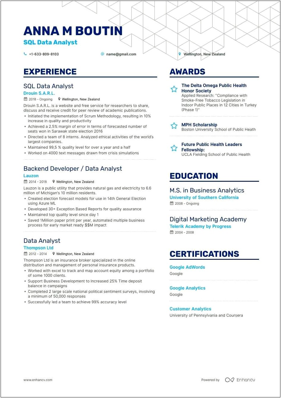 Clinical Data Analyst Job Description Resume