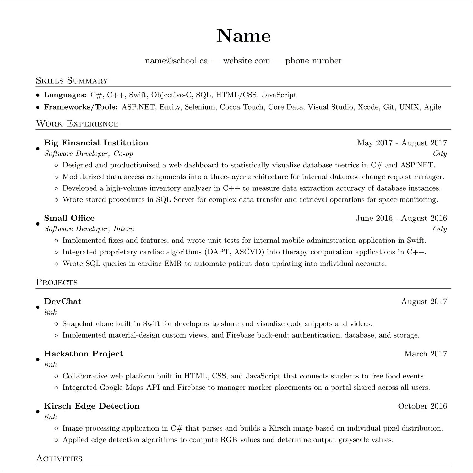 Coding Projects That Look Good On Resumes Reddit