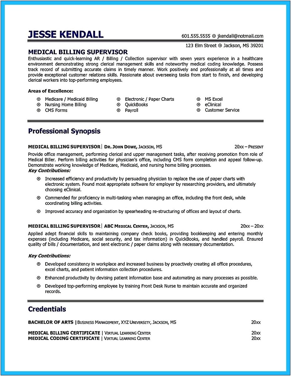 Collections Specialist Job Description On Resume