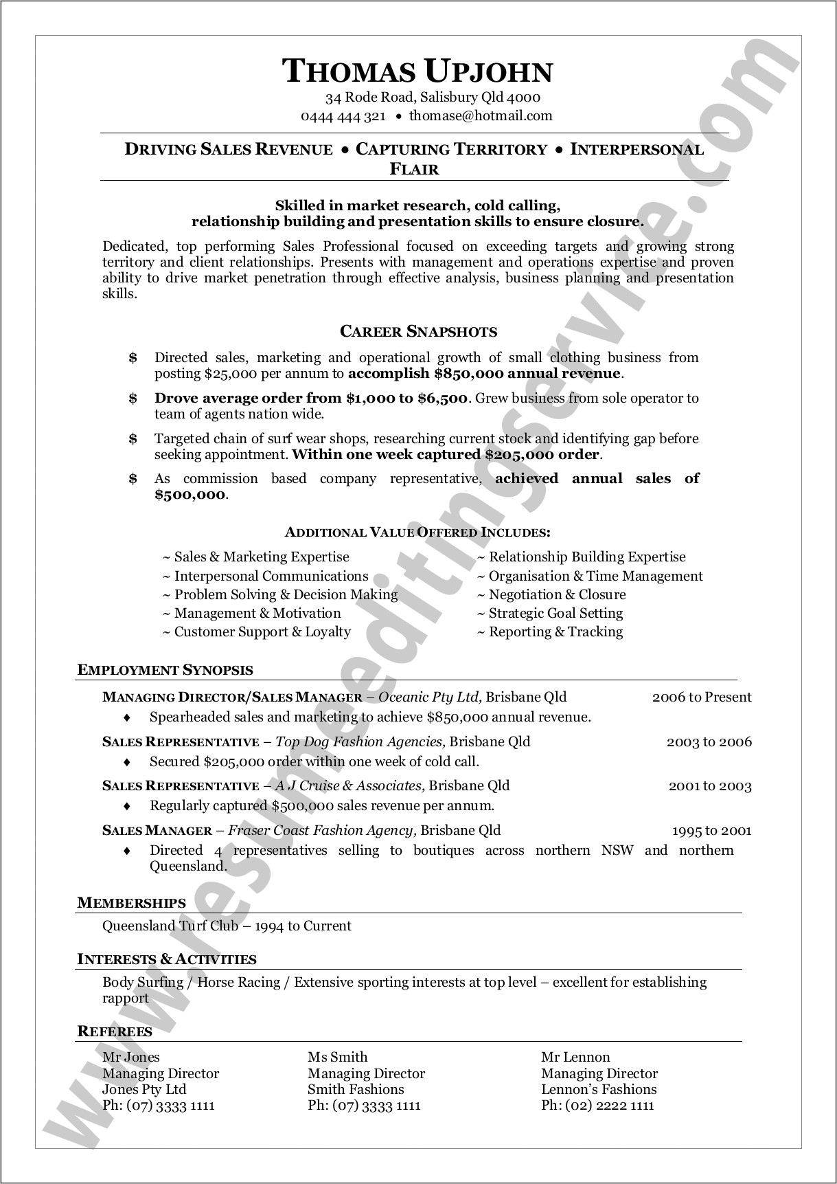 College Student Accounting Resume Sample