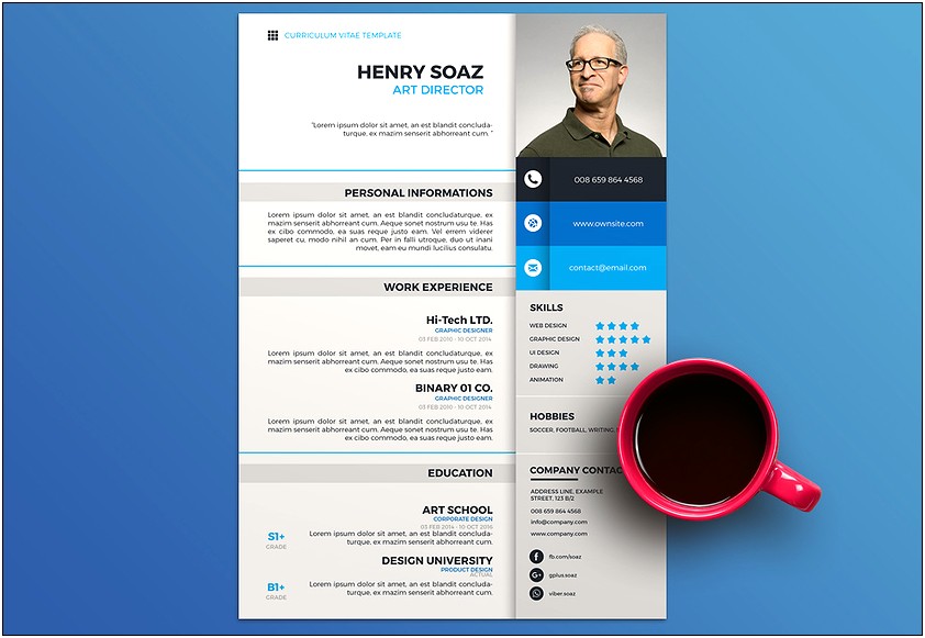 Colorful Resume Templates Word Free Download