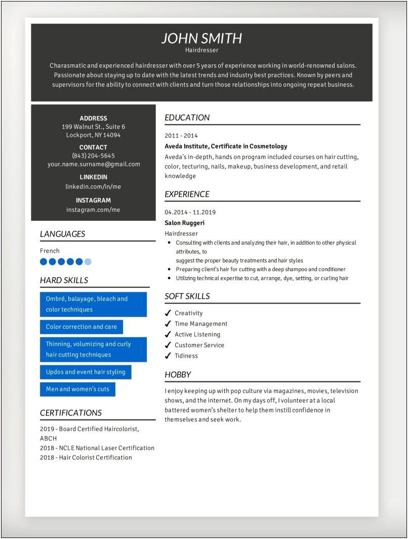 Computer Experience On A Business Resume