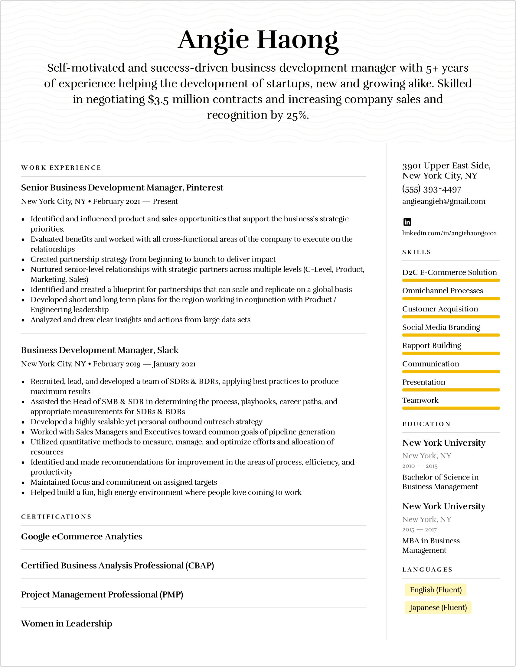 Computer Skills For It Resume