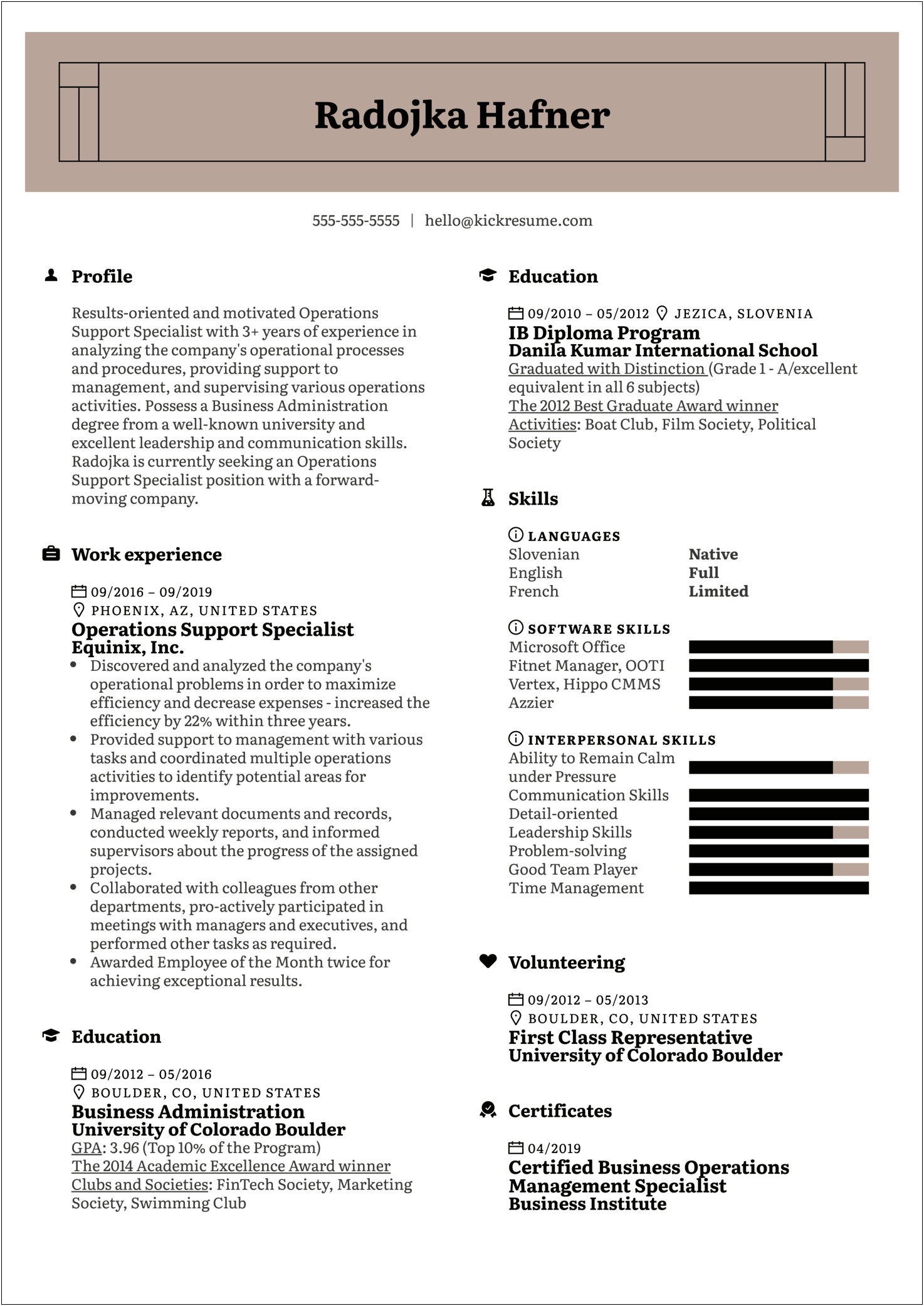 Computer Support Specialist Resume Examples