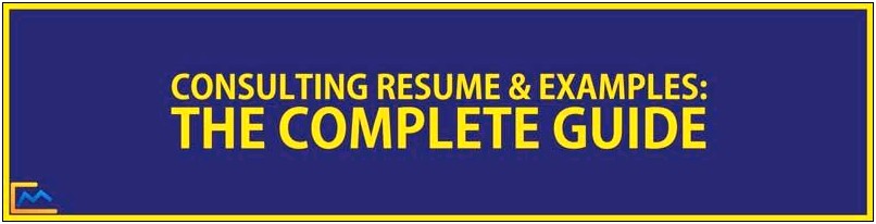 Consultant Resume Provide Best Practice