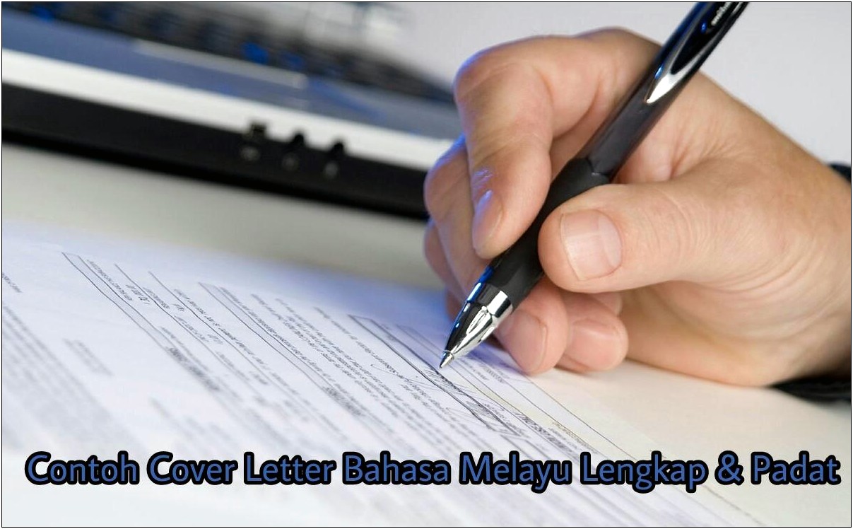 Contoh Cover Letter Resume Bahasa Melayu