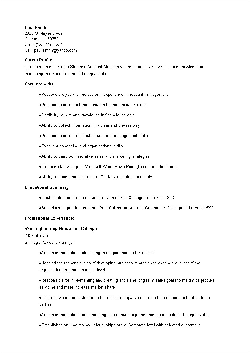 Cool Account Manager Resume Designs