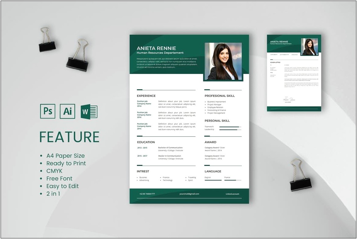 Cool Free Resume Templates For Word