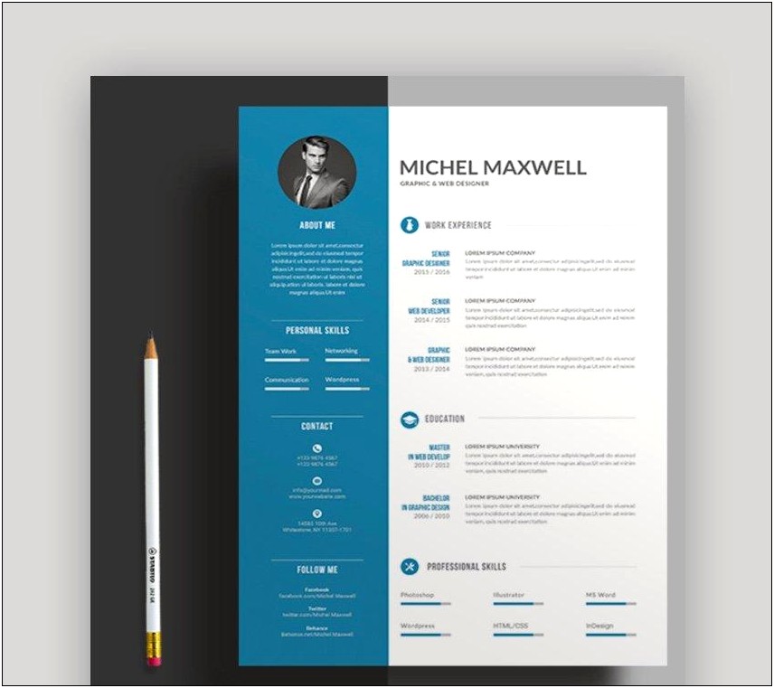 Cool Looking Resume Templates For Word