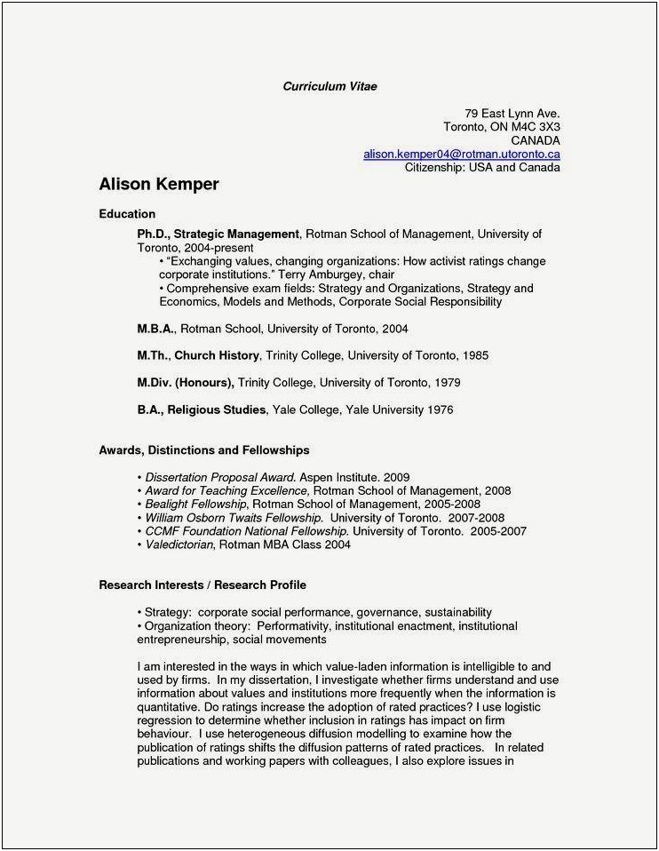 Corporate Social Responsibility Resume Examples