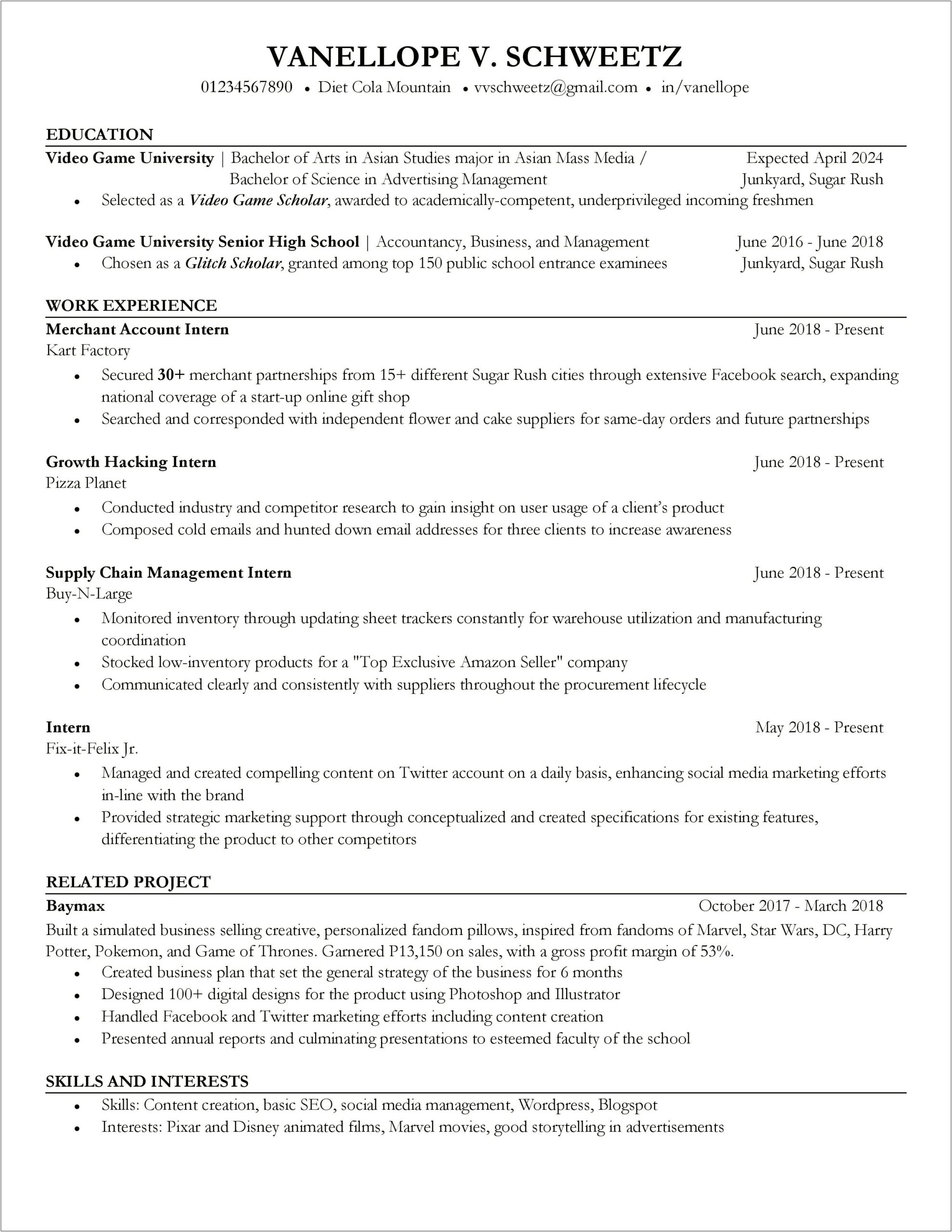 Course Work To Put On Resume Reddit