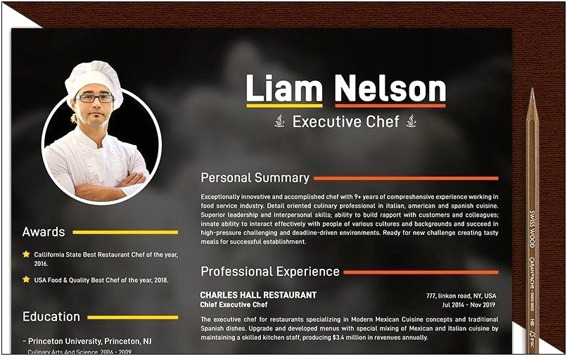Cover Letter For Executive Chef Resume