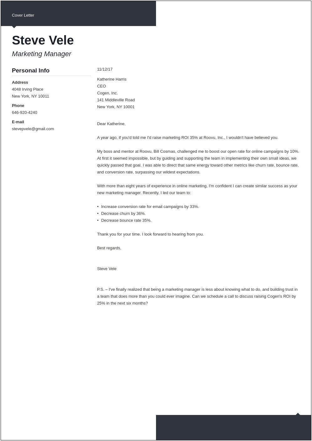 Cover Letter For Resume Evaluation Letter