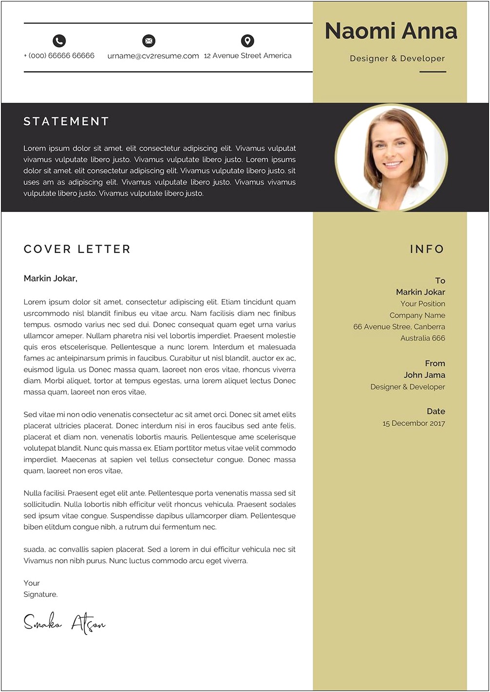 Cover Letter For Resume In Word Format