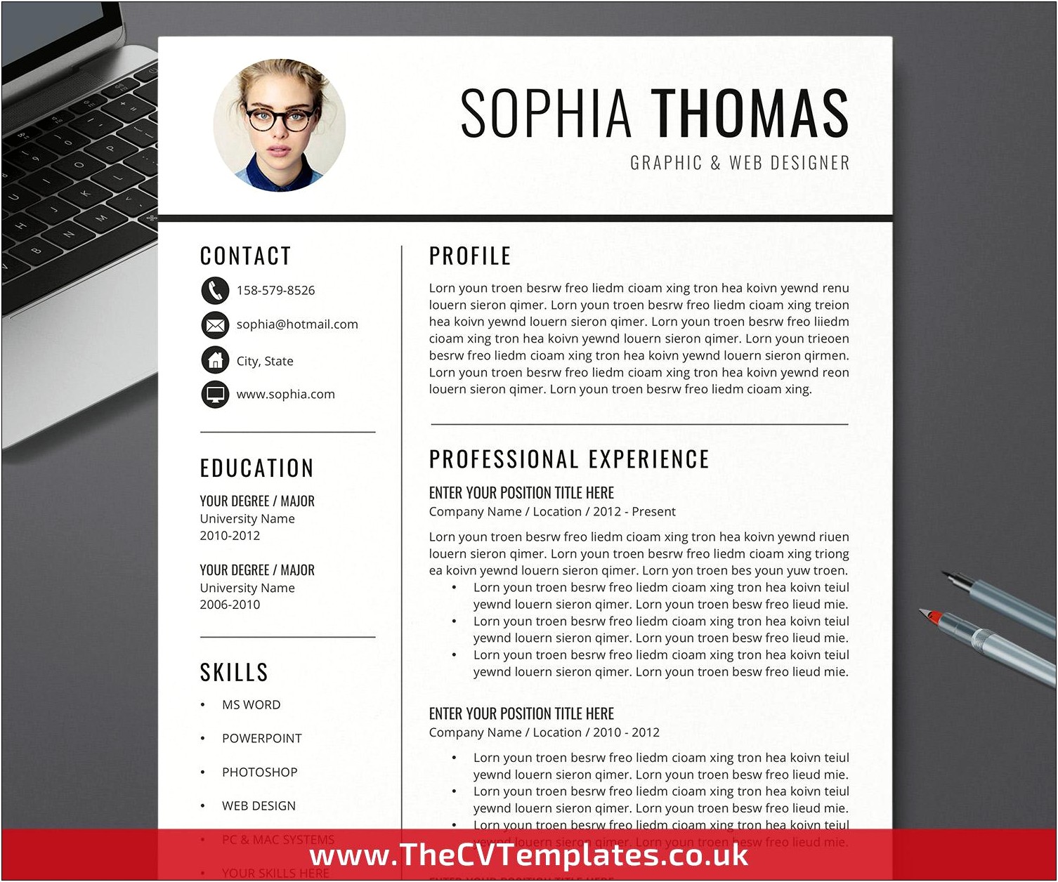 Cover Page For Resume Microsoft Word