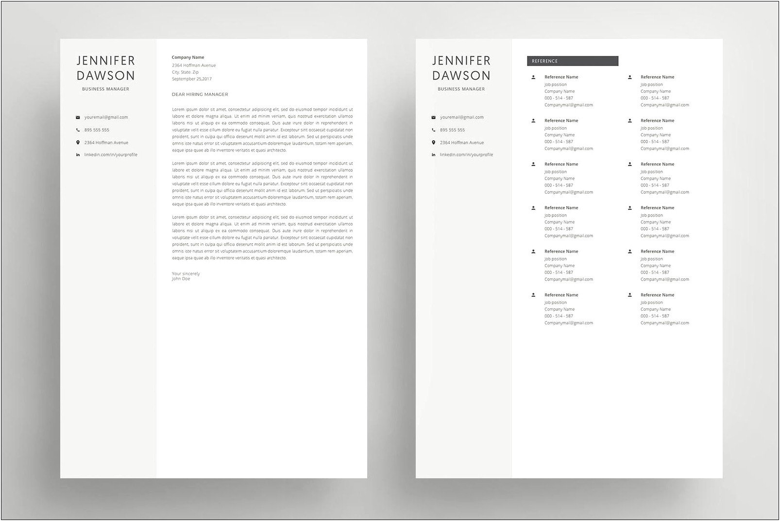 Cover Sheet For A Resume Template
