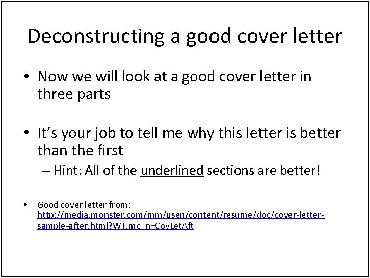 Create A Good Resume And Cover Letter Before