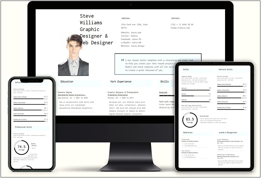 Creating My Resume Website Template In Html