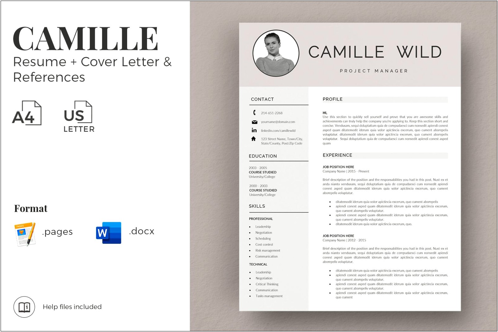 Creative Project Management Resume Samples