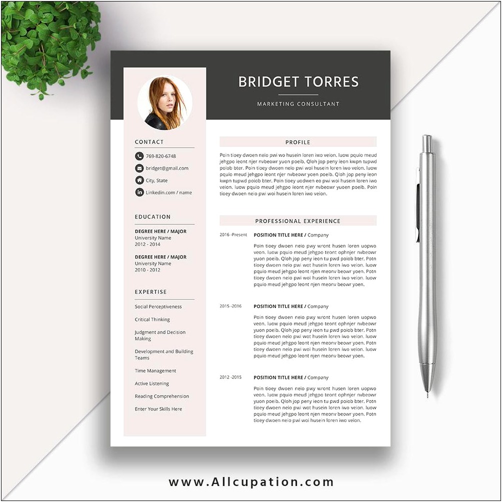 Creative Resume And Cover Letter Templates