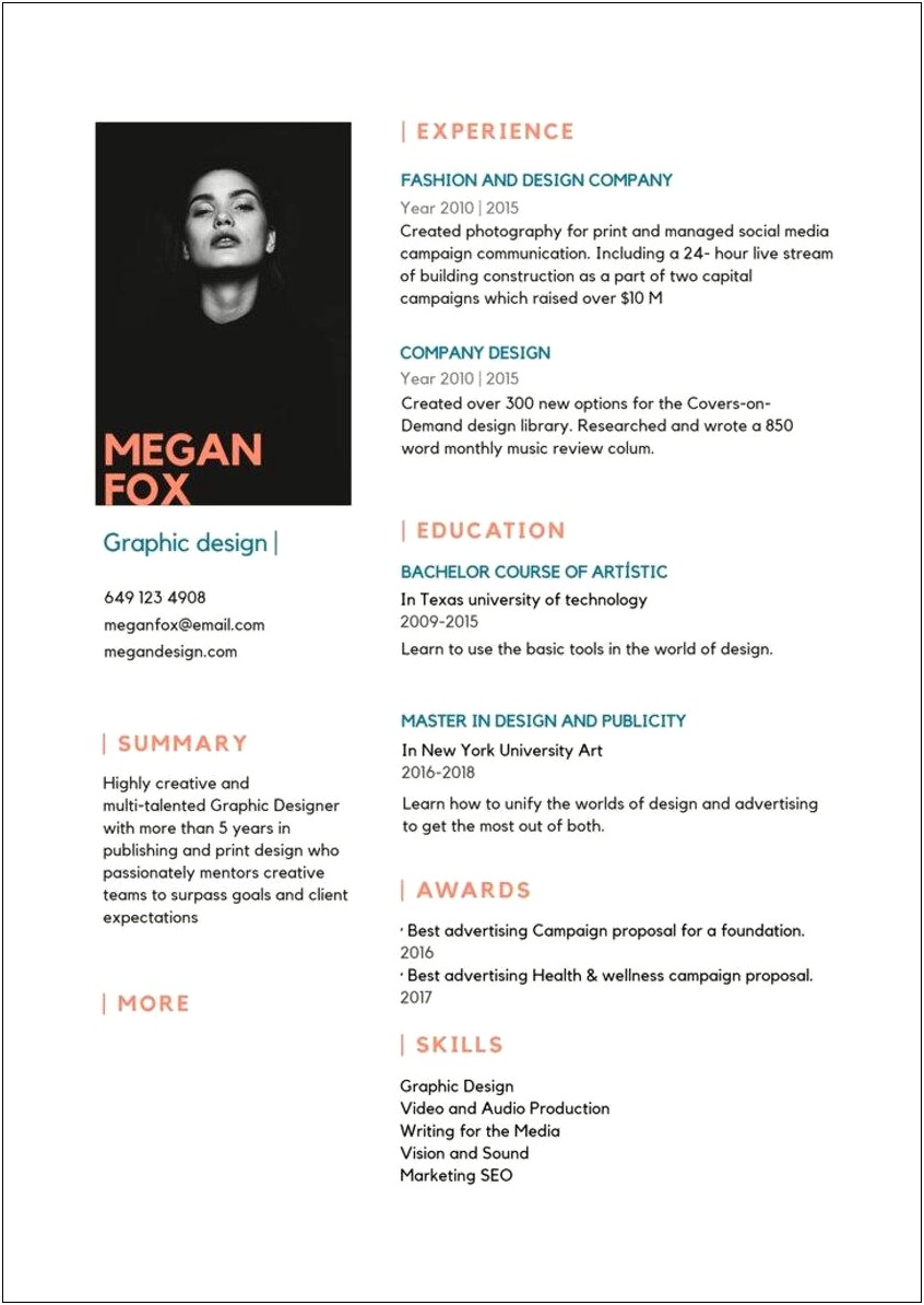 Creative Resume Maker Online Free For Experience