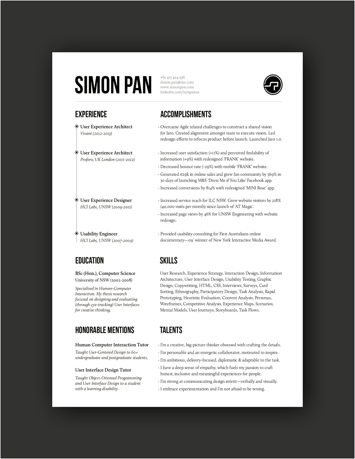 Creative Resume Opening Sentence Examples