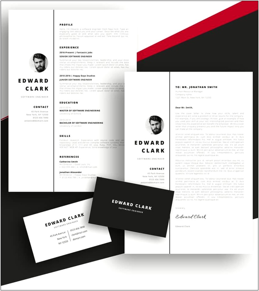 Creative Resume Template Word Download Free