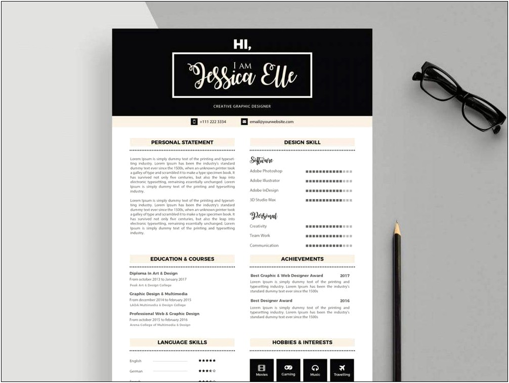 Creative Resume Templates Free For Word