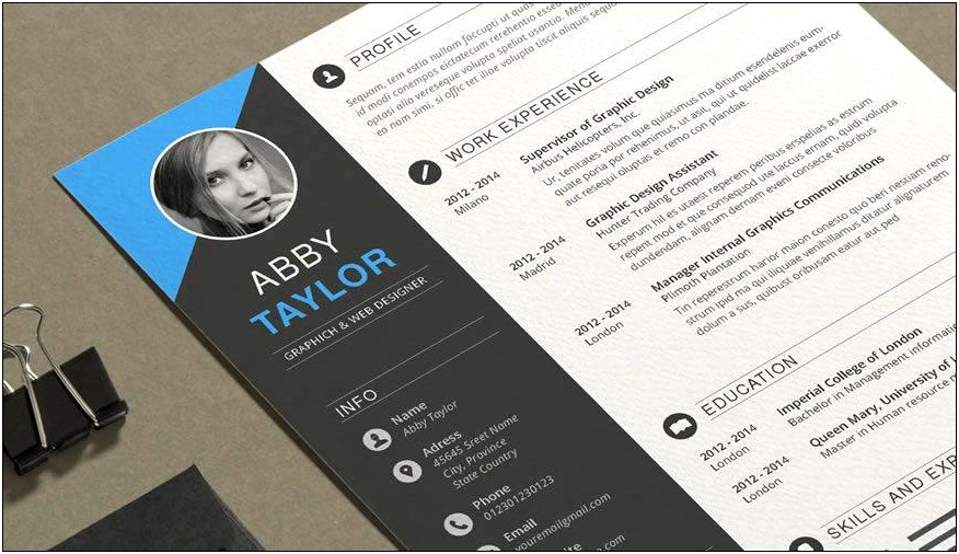 Creative Templates For Resumes Free