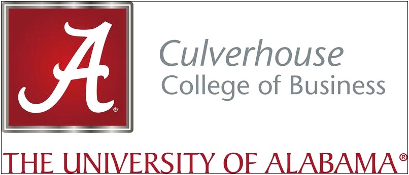 Culverhouse College Of Commerce Resume Sample