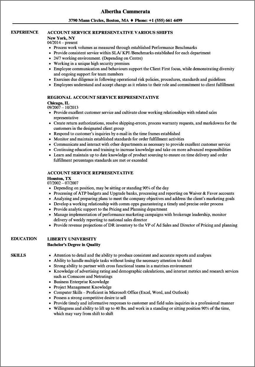 Customer Service Specialist Resume Objectives
