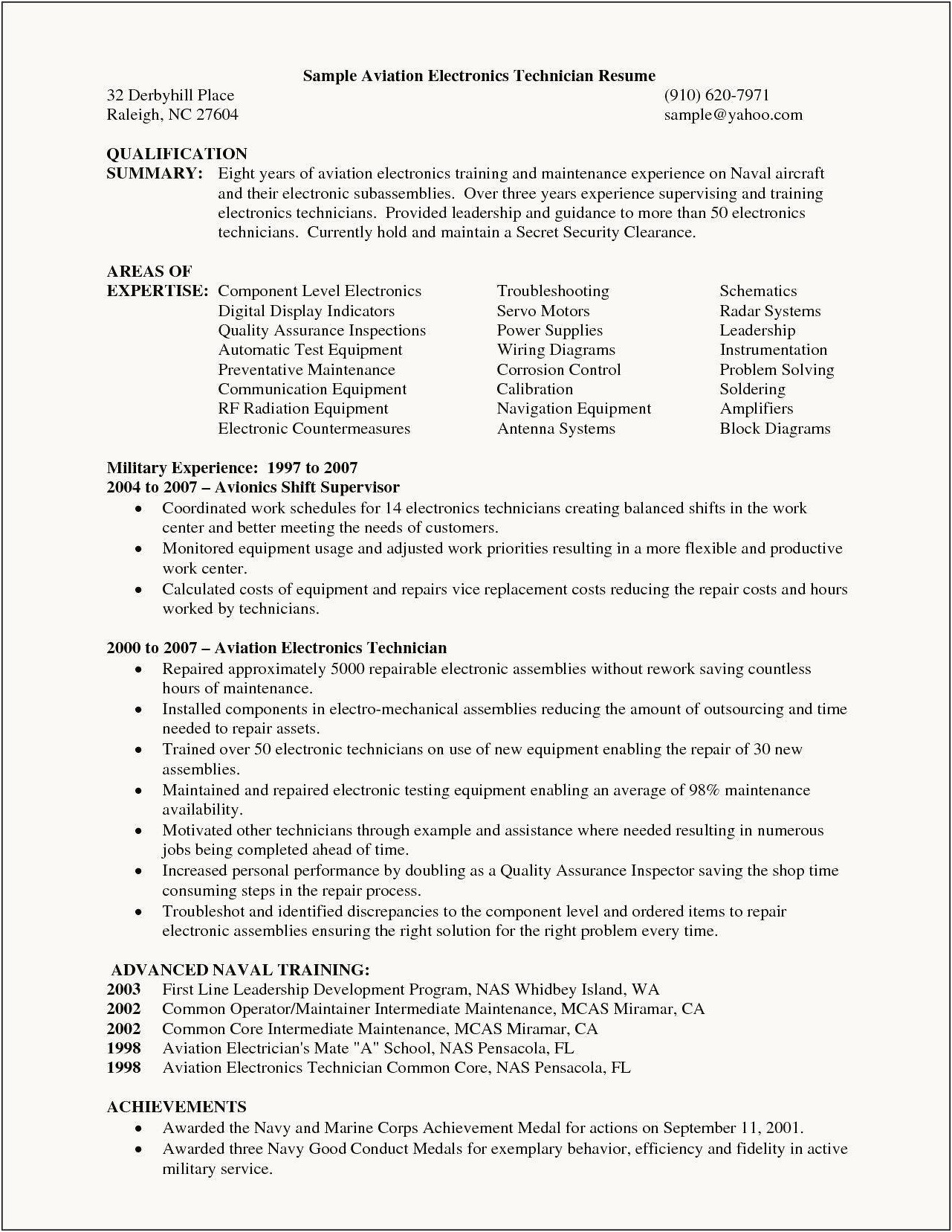 Cvs Shift Supervisor Sample Resume