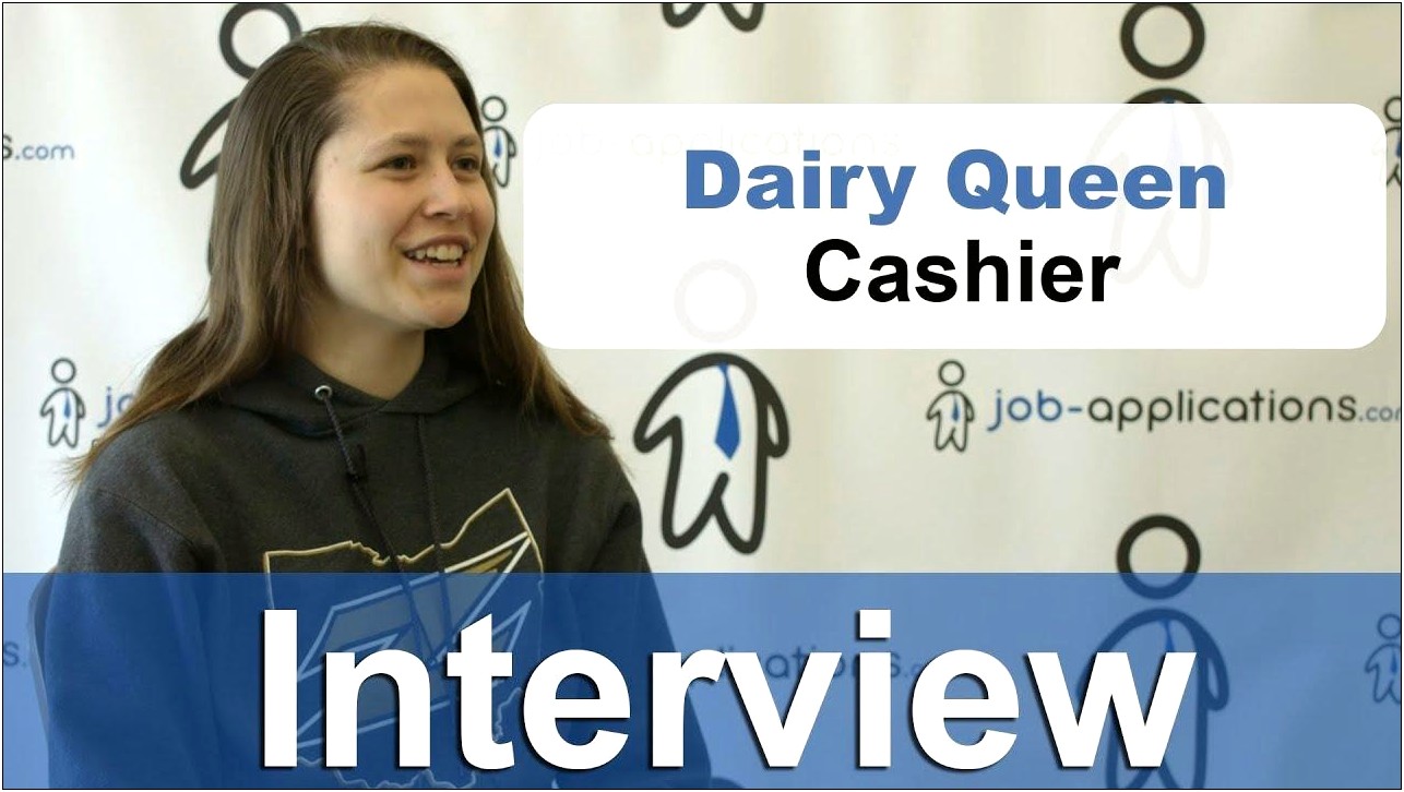Dairy Queen Job Description For Resume