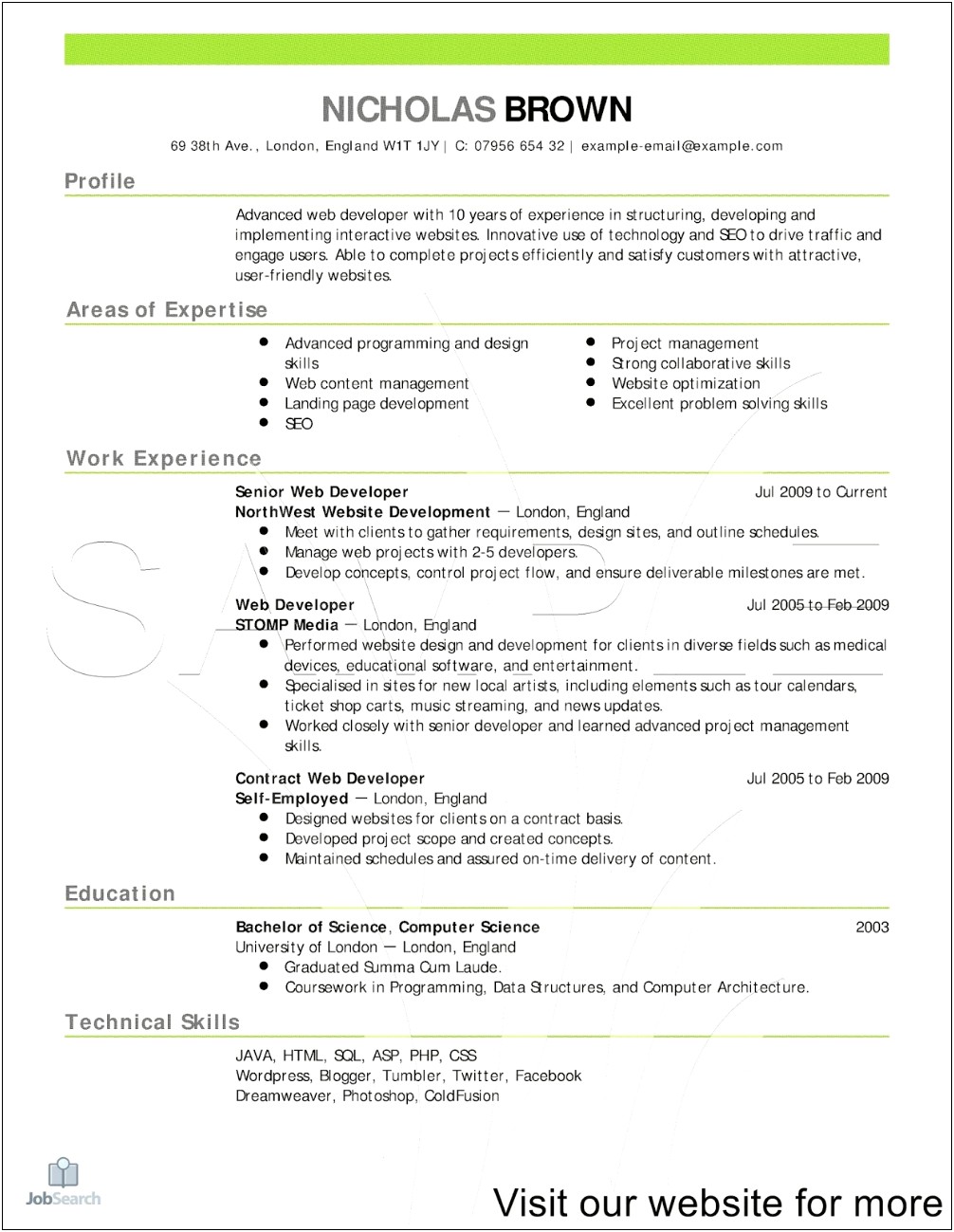 Daycare Worker Resume Objective With Ba Social Work