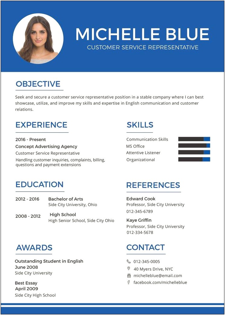 Dealing With Customer Resume Sample