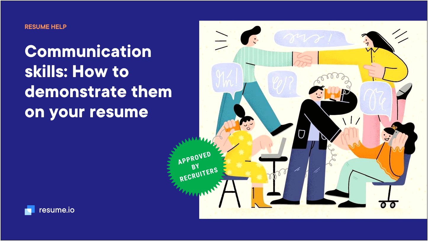 Describe Communication Skills For Resume
