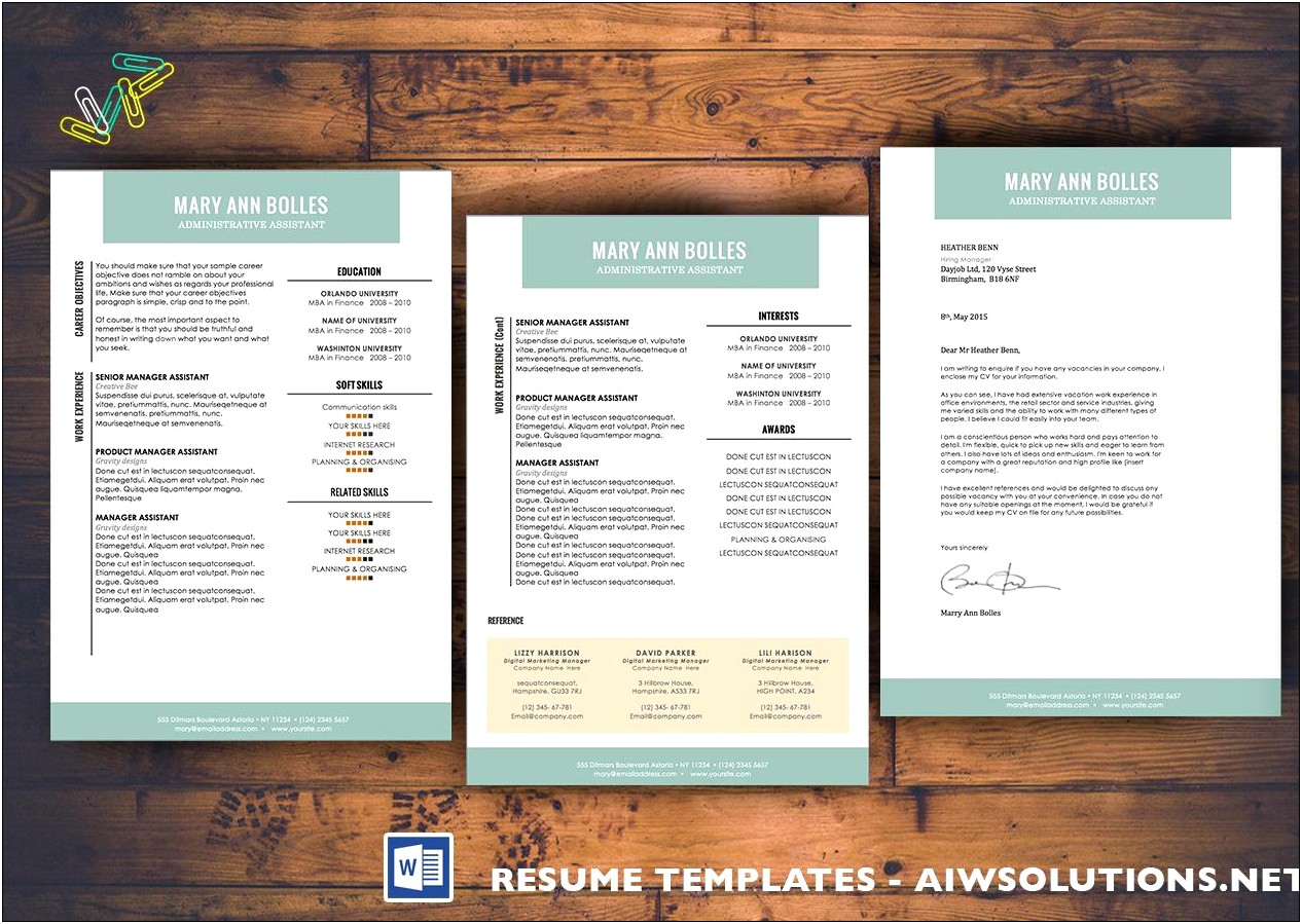 Different Types Of Resume Formats Word