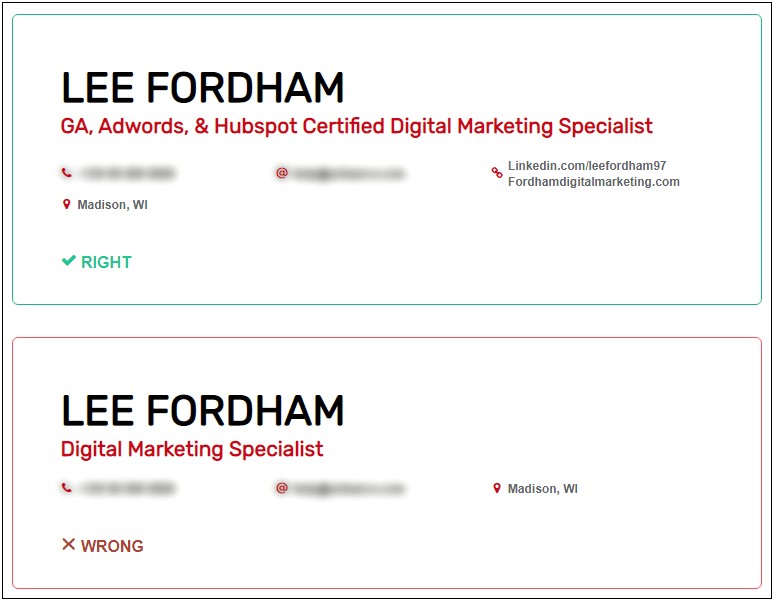 Digital Marketing Fresher Resume Objective