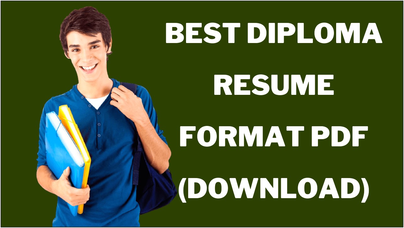 Diploma Mechanical Engineering Experience Resume Format Download