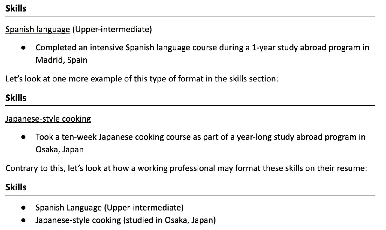 Do People Put Studied Abroad On Their Resume