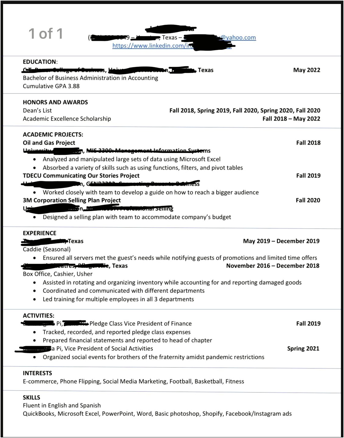 Do You Put Box Numbers In Resume