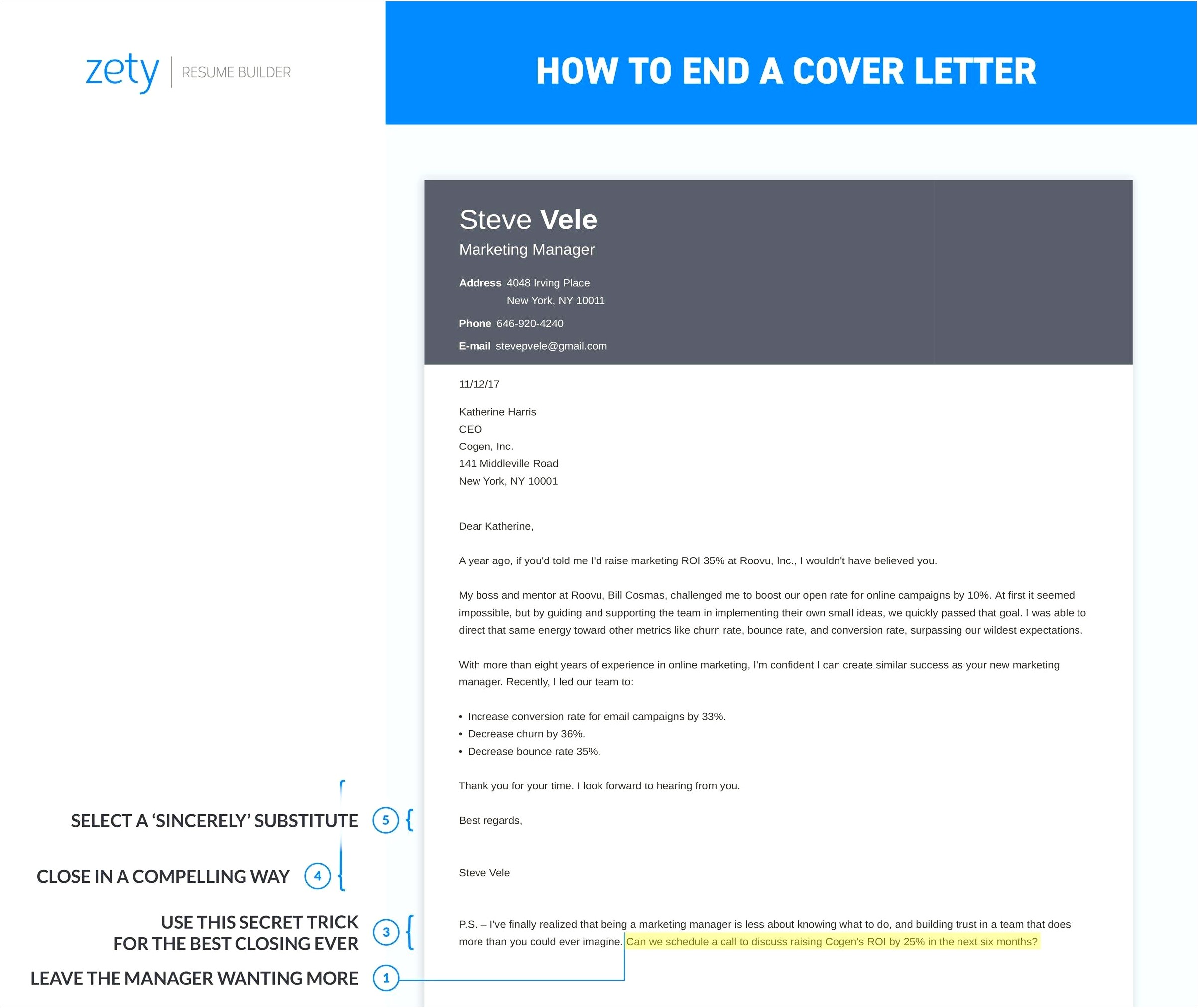 Do You Sign A Cover Letter For Resume
