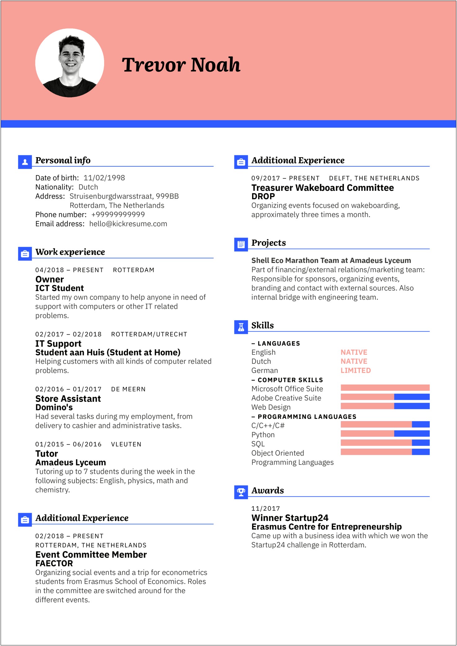 Dominos Assistant Manager Sample Resume
