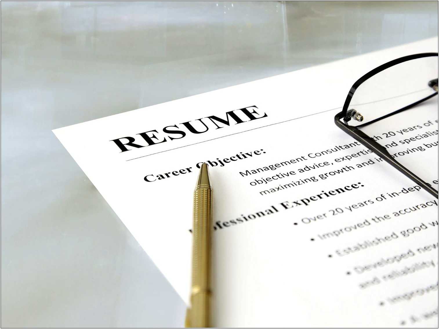Don't Put Objectives On Resumes